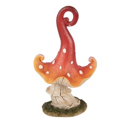 Clayre & Eef Figurine Mushroom Red Plastic