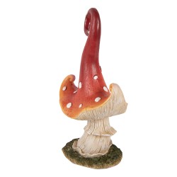 Clayre & Eef Figurine Mushroom Red Plastic