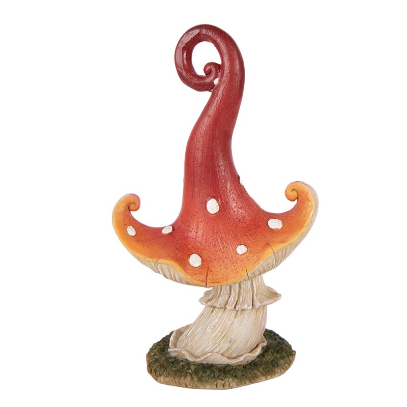 Clayre & Eef Figurine Mushroom Red Plastic