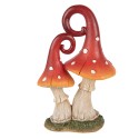 Clayre & Eef Figurine Mushroom Red Plastic