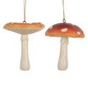 Clayre & Eef Hanger Paddenstoel Rood Kunststof