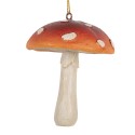 Clayre & Eef Hanger Paddenstoel Rood Kunststof