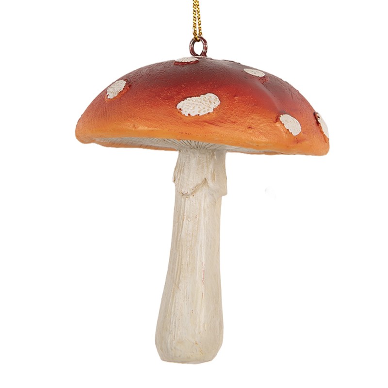 Clayre & Eef Hanger Paddenstoel Rood Kunststof