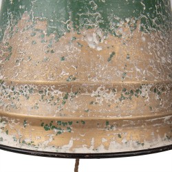 Clayre & Eef Statuetta decorativa di Natale Campanelli Ø 42x46 cm Verde Metallo