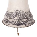 Clayre & Eef Kerstdecoratie Beeld Bel Wit Metaal