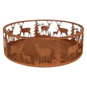 Clayre & Eef Scodella decorativa Animali Marrone Metallo