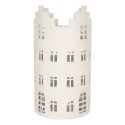 Clayre & Eef Tealight Holder House White Metal