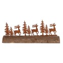 Clayre & Eef Dekorationsfigur 25x5x6 cm Braun Metall