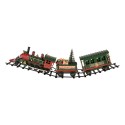 Clayre & Eef Weihnachtsdekorationsfigur Zug 42x5x12 cm Grün Metall