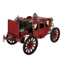 Clayre & Eef Kerstdecoratie Beeld 32x17x17 cm Rood Metaal