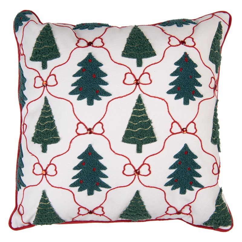 Clayre & Eef Dekokissen 40x40 cm Beige Polyester