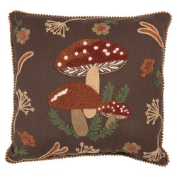 Clayre & Eef Sierkussen 40x40 cm Bruin Polyester
