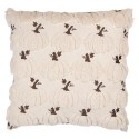 Clayre & Eef Decorative Cushion 40x40 cm Beige Polyester