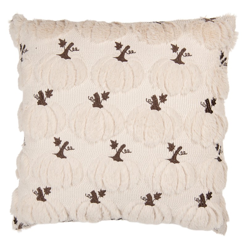 Clayre & Eef Decorative Cushion 40x40 cm Beige Polyester