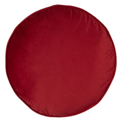Clayre & Eef Dekokissen Ø 40x4 cm Weiß Polyester