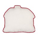 Clayre & Eef Cuscino decorativo Casa di pan di zenzero 40x36x4 cm Marrone Poliestere