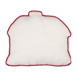 Clayre & Eef Cuscino decorativo Casa di pan di zenzero 40x36x4 cm Marrone Poliestere