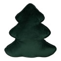 Clayre & Eef Sierkussen Kerstboom 36x40x4 cm Groen Polyester