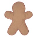 Clayre & Eef Sierkussen Gingerbread man 35x40x4 cm Bruin Polyester