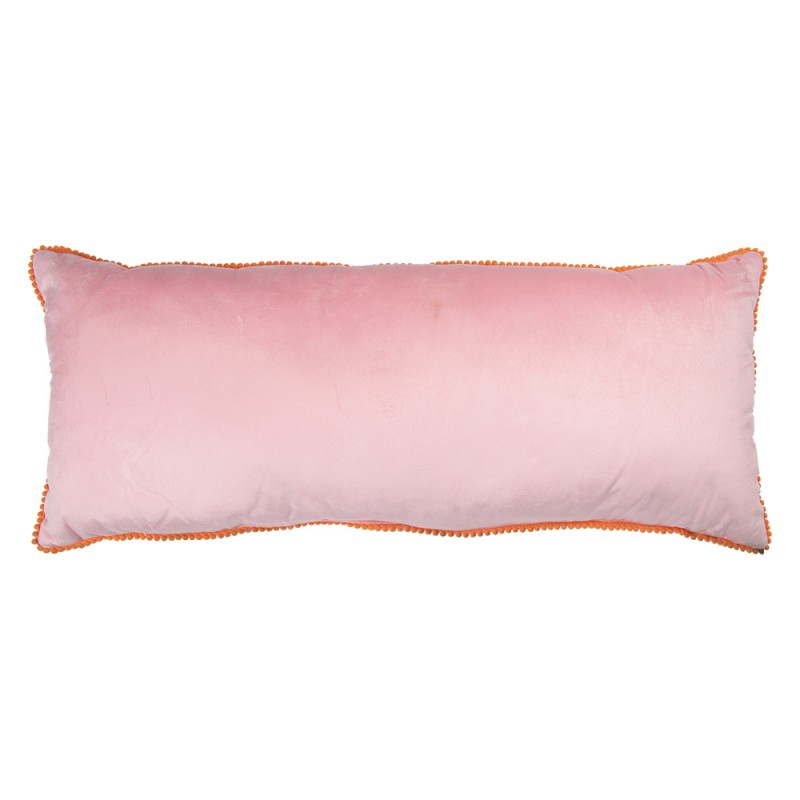 Clayre & Eef Decorative Cushion 74x30x4 cm Pink Polyester