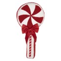 Clayre & Eef Dekokissen Lutscher 25x53x4 cm Rot Polyester