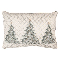 Clayre & Eef Sierkussen 50x35x4 cm Beige Polyester