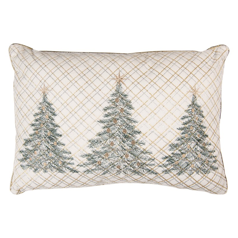 Clayre & Eef Sierkussen 50x35x4 cm Beige Polyester