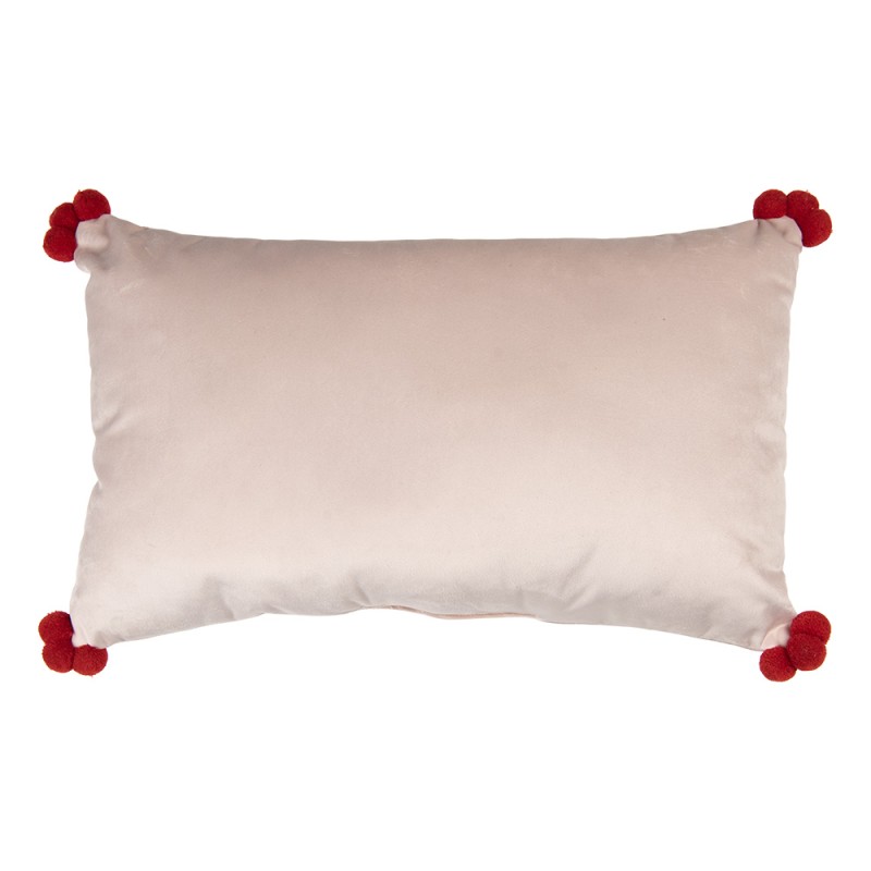 Clayre & Eef Decorative Cushion 50x30x4 cm Beige Polyester