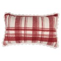 Clayre & Eef Sierkussen 50x30x4 cm Rood Polyester