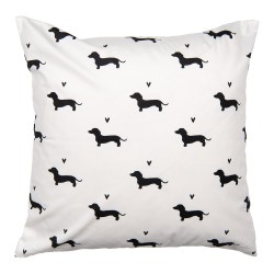 Clayre & Eef Coussin Blanc Synthétique