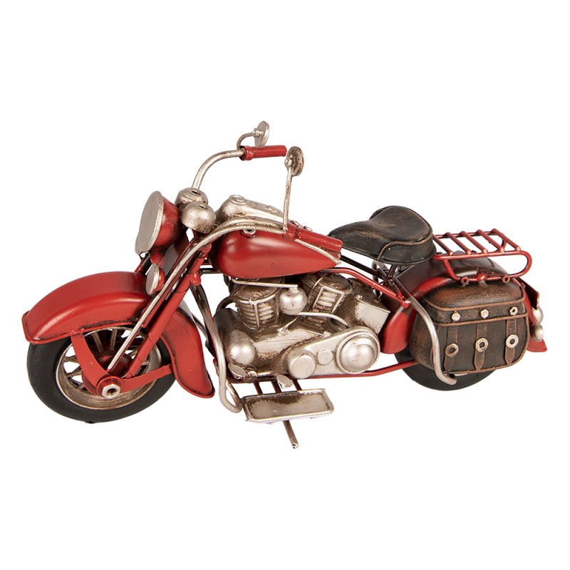 Clayre & Eef Decorative Model Motor Red Metal