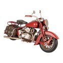 Clayre & Eef Decorative Model Motor Red Metal