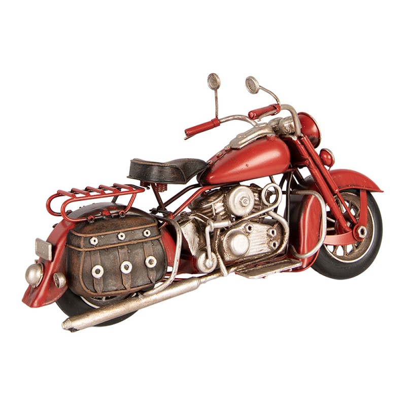 Clayre & Eef Decorative Model Motor Red Metal