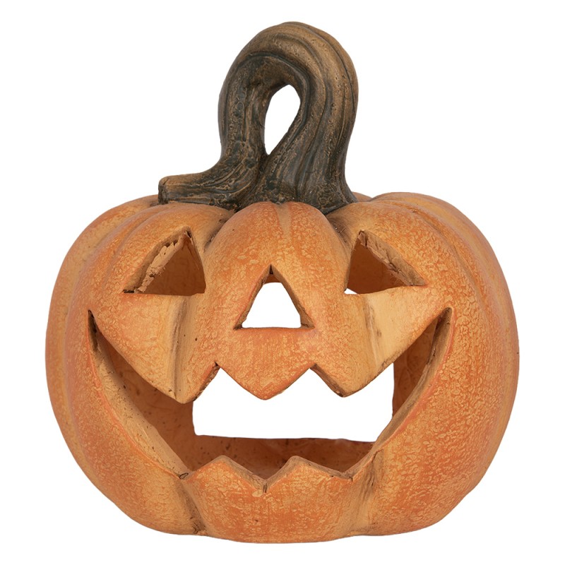 Clayre & Eef Decorative Figurine Pumpkin Orange Ceramic material