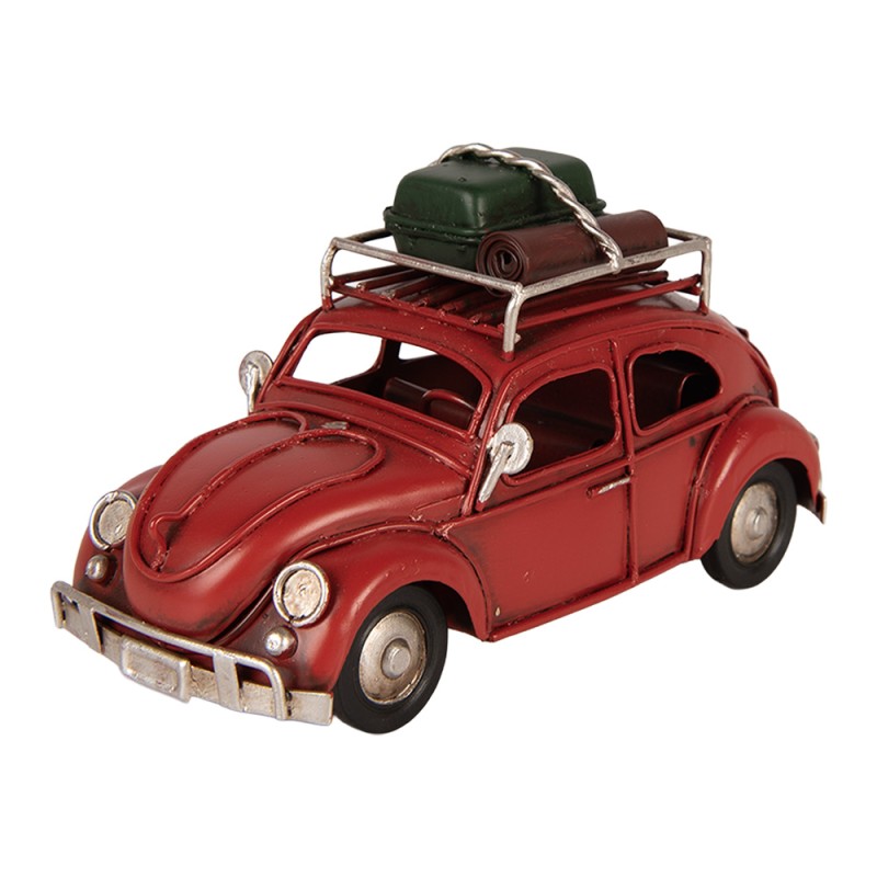 Clayre & Eef Decoration Car Red Metal