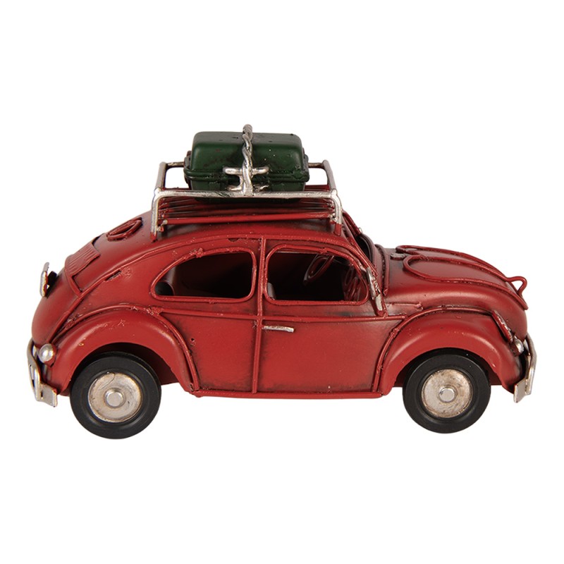 Clayre & Eef Decoration Car Red Metal