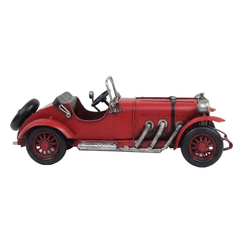 Clayre & Eef Decoration Car Red Metal