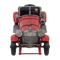 Clayre & Eef Decoration Car Red Metal
