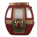 Clayre & Eef Christmas Decoration with LED Lighting 47x48x51 cm Red Metal