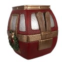 Clayre & Eef Christmas Decoration with LED Lighting 47x48x51 cm Red Metal