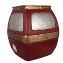 Clayre & Eef Christmas Decoration with LED Lighting 47x48x51 cm Red Metal