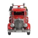 Clayre & Eef Decorative Model Fire Engine Red Metal