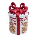 Clayre & Eef Voorraadpot Wit Keramiek Cadeautje