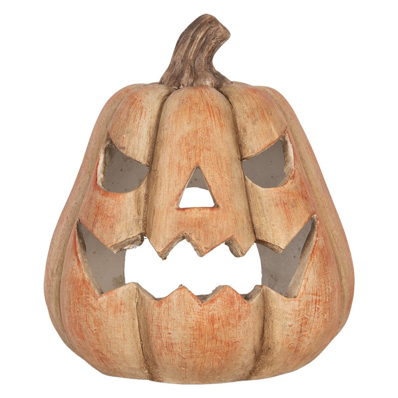 Clayre & Eef Decorative Figurine Pumpkin Orange Ceramic material
