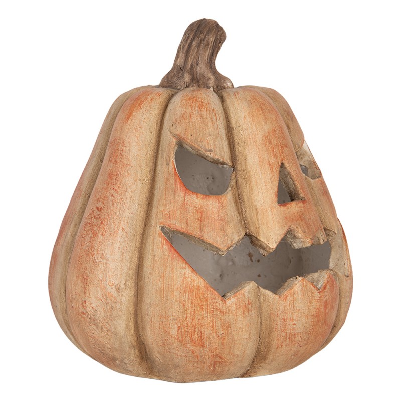 Clayre & Eef Decorative Figurine Pumpkin Orange Ceramic material