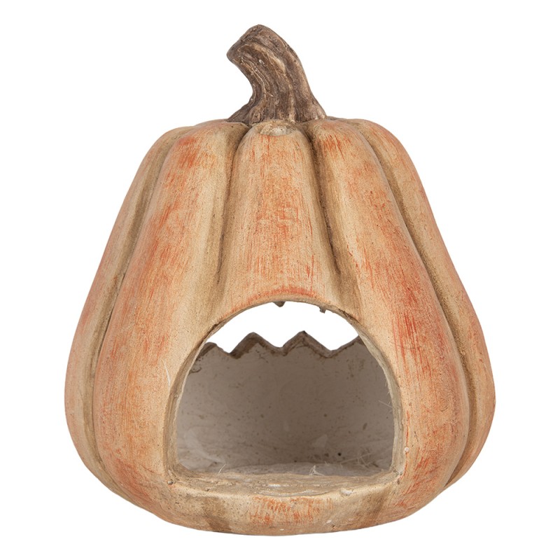 Clayre & Eef Decorative Figurine Pumpkin Orange Ceramic material