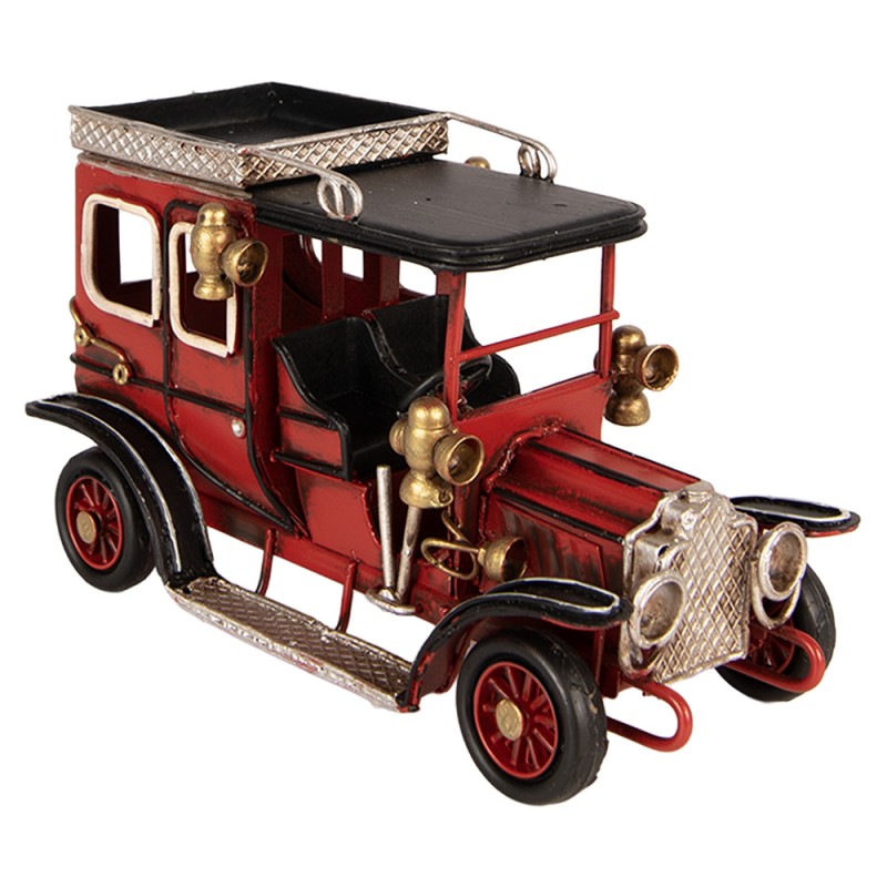 Clayre & Eef Christmas Decoration Figurine Car 16x8x10 cm Red Metal