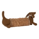 Clayre & Eef Peluche Cane Bassotto 58x20x21 cm Marrone Sintetico