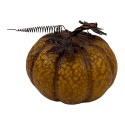 Clayre & Eef Decorazione Zucca Giallo Metallo