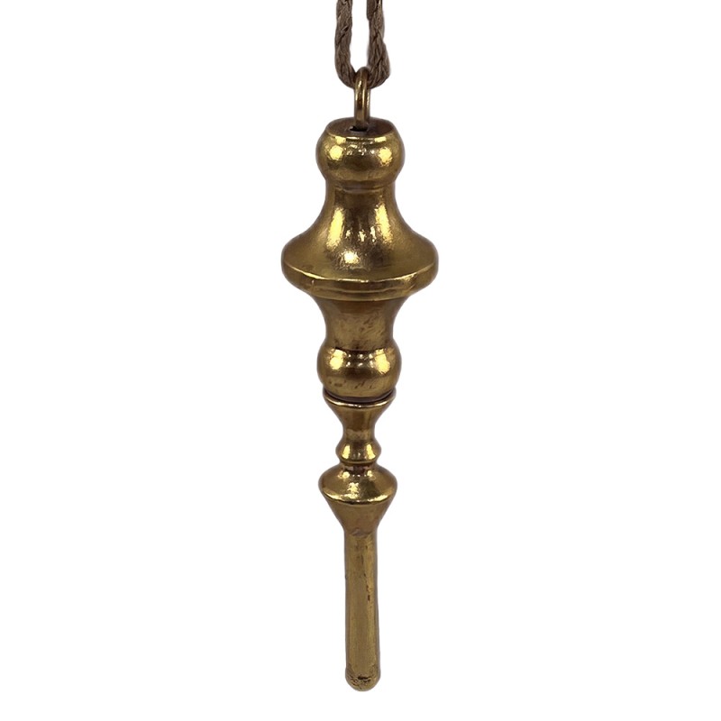 Clayre & Eef Weihnachtsanhänger Goldfarbig Metall